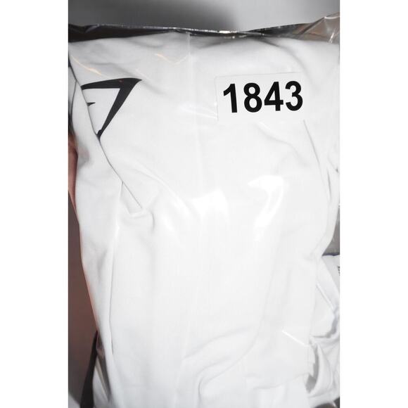 Gymshark White Workout Tank Top Womens Size M | Stringer Racerback Athletic Gym - Picture 12 of 12